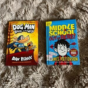 Dog Man and Middle School Books